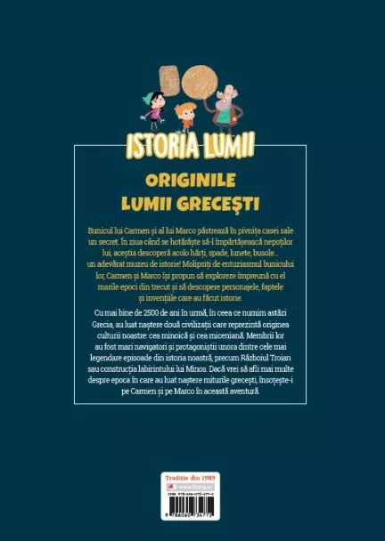 Volumul 4. Istoria lumii. Originile lumii grecesti – Carte pentru copii