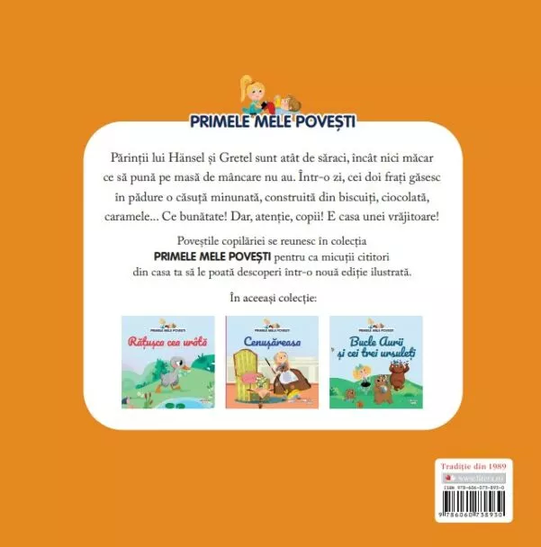 Volumul 4. Primele mele povesti. Hänsel si Gretel – Carte pentru copii