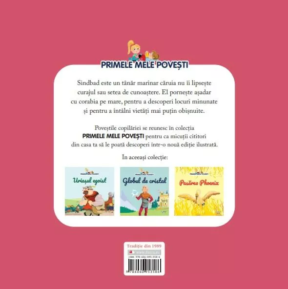 Volumul 54. Primele mele povesti. Sindbad marinarul – Carte pentru copii