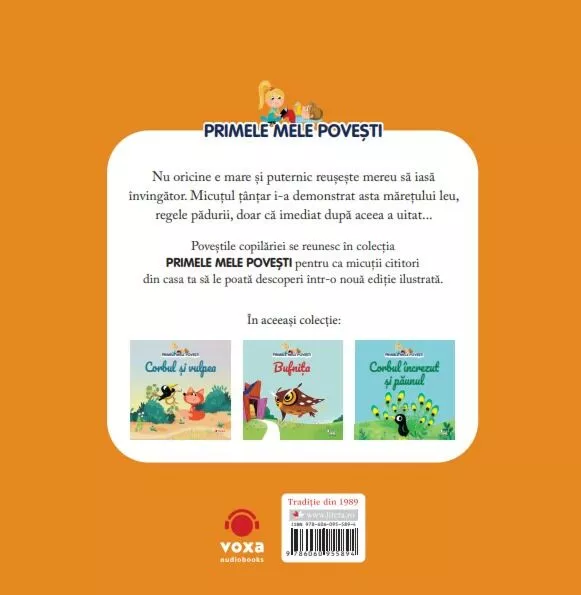 Volumul 72. Primele mele povesti. Tantarul si leul – Carte pentru copii