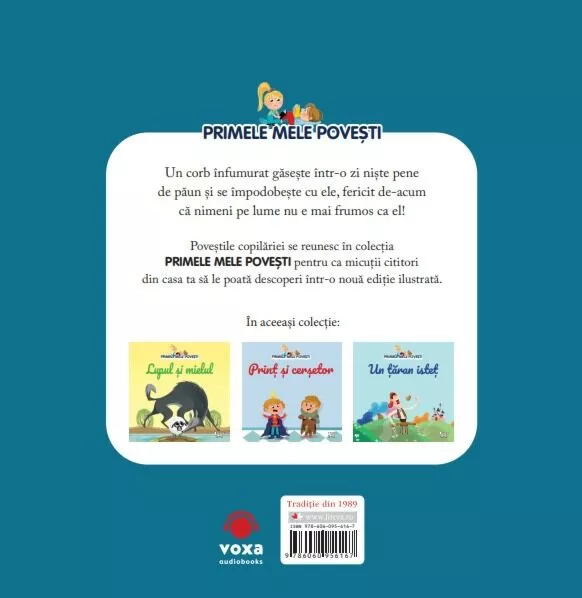 Volumul 75. Primele mele povesti. Corbul increzut si paunul – Carte pentru copii