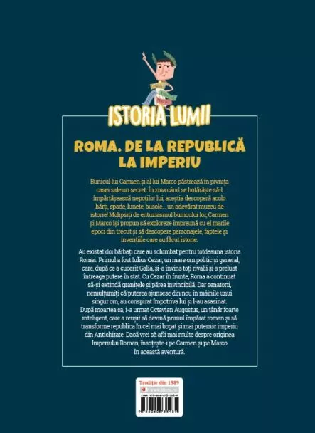 Volumul 9. Istoria lumii. Roma. De la Republica la imperiu – Carte pentru copii