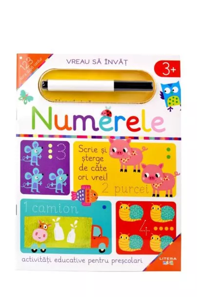 Vreau să învăț. Numerele – Carte pentru copii