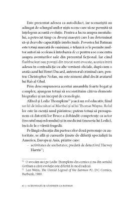 Acţionează şi gândeşte ca BATMAN. Drept, zen, moral, filozof, discret... — Gwendal Fossois
