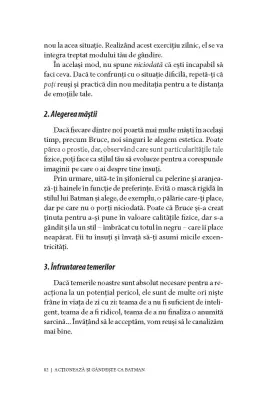 Acţionează şi gândeşte ca BATMAN. Drept, zen, moral, filozof, discret... — Gwendal Fossois