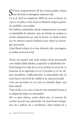 Acționează și gândește ca James Bond. Seducător,  calm, charismatic, cinic, loial, abil, detașat, curajos. — Stéphane Garnier