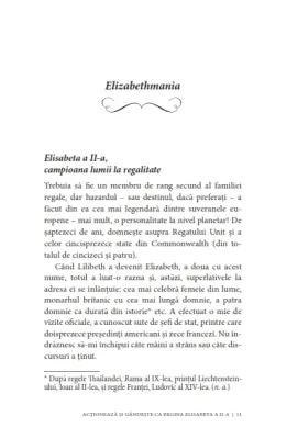 Acționează și gândește ca Regina Elisabeta a II-a. Legendară, tenace, curajoasă, corectă, originală, discretă... — Dorica Lucaci