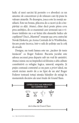 Acționează și gândește ca Roger Federer. Elegant, calm, concentrat, organizat, echilibrat, riguros, simpatic — Mathieu Aeschmann