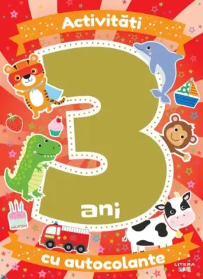 Activitati cu autocolante la 3 ani