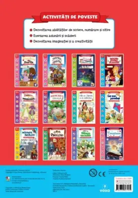 Activitati de poveste. Printesa si bobul de mazare. Carte cu autocolante