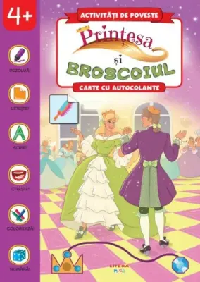 Activitati de poveste. Printesa si broscoiul. Carte cu autocolante