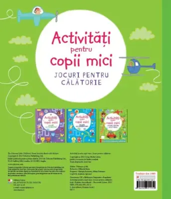 Activitati pentru copii mici. Jocuri pentru calatorie