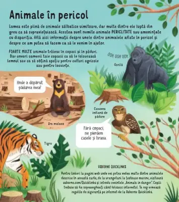 Afla totul despre animalele in pericol (Usborne) — Usborne Books