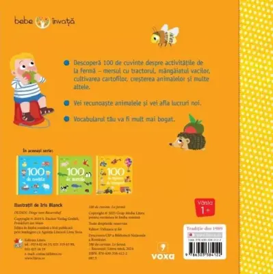 Bebe invata. 100 de cuvinte. La ferma
