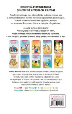 Betty prinde un hot. Poveste cu pictograme (Nivelul 1) – Carte pentru copii