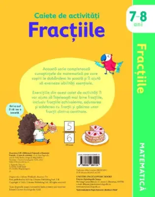 Caiete de activitati. Fractiile 7-8 ani (Usborne)