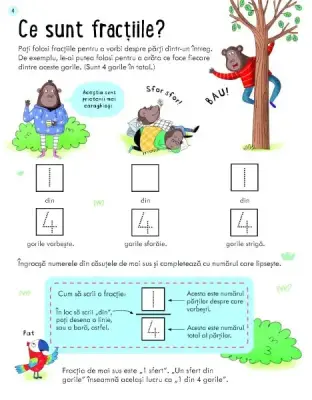 Caiete de activitati. Fractiile 7-8 ani (Usborne)