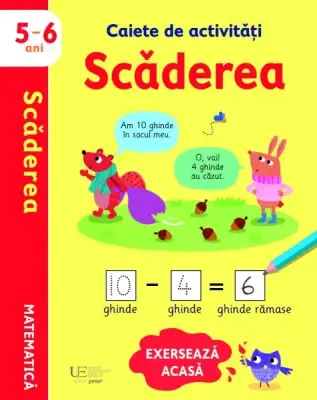 Caiete de activitati. Scaderea 5-6 ani (Usborne) – Carte pentru copii