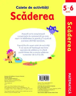 Caiete de activitati. Scaderea 5-6 ani (Usborne) – Carte pentru copii
