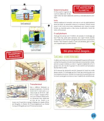 Călătorie ECO în jurul lumii — Text: Dominique Cronier; Ilustrații Marine Tellier, Maguelone du Fou, Anatole Donarier