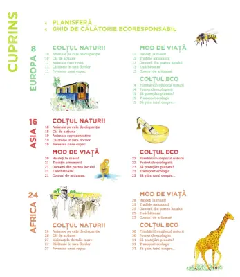 Călătorie ECO în jurul lumii — Text: Dominique Cronier; Ilustrații Marine Tellier, Maguelone du Fou, Anatole Donarier