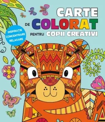 Carte de colorat pentru copii creativi
