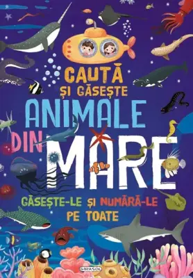 Cauta si gaseste animale din mare – Carte pentru copii