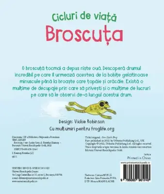 Cicluri de viata. Broscuta (Usborne)