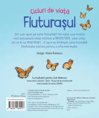 Cicluri de viata. Fluturasul (Usborne) – Carte pentru copii