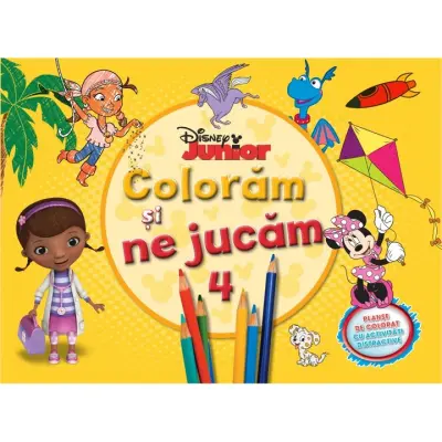 Colorăm și ne jucăm (vol. 4). Planșe de colorat cu activități distractive