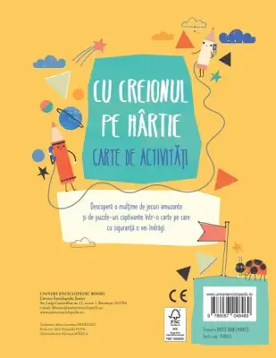 Cu creionul pe hartie. Carte de activitati (Usborne) — Usborne Books