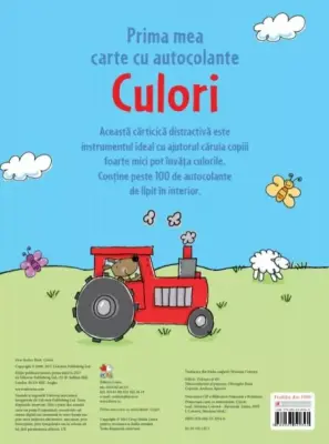 Culori. Prima mea carte cu autocolante