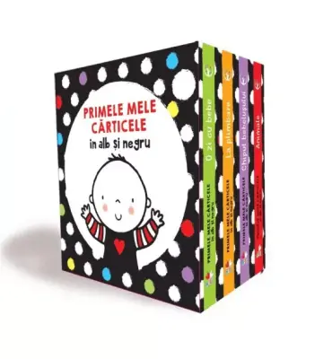Cutie. Bebe invata. Primele mele carticele in alb si negru – Carte pentru copii