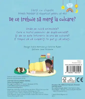 De ce trebuie sa merg la culcare? (Usborne) — Usborne Books