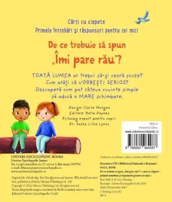 De ce trebuie sa spun „Imi pare rau”? (Usborne)