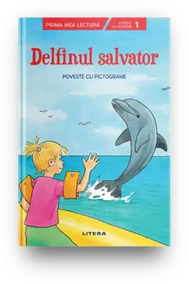 Delfinul salvator. Poveste cu pictograme (Nivelul 1)
