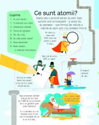 Descopera atomii si moleculele (Usborne) — Usborne Books