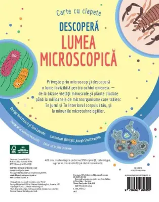 Descopera lumea microscopica (Usborne) – Carte pentru copii