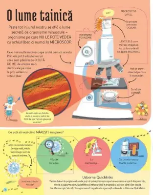 Descopera lumea microscopica (Usborne) — Usborne Books