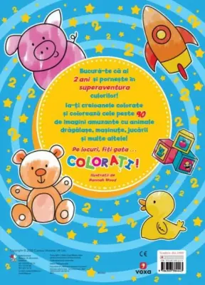 Desenele mele la 2 ani. Peste 90 de imagini de colorat