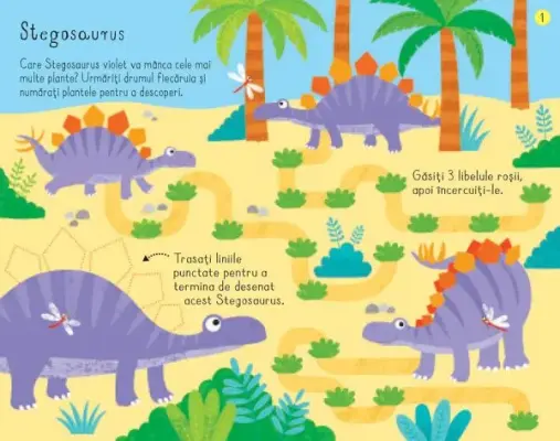 Dinozaurii - carte cu jocuri (Usborne) — Usborne Books