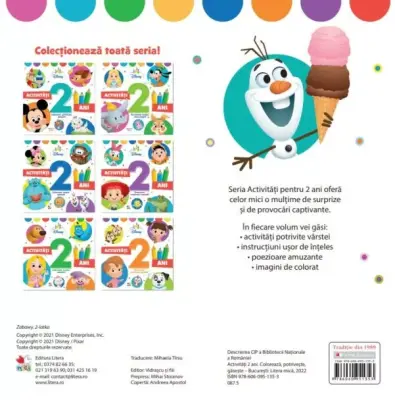 Disney Bebe. Activitati pentru 2 ani. Coloreaza, potriveste, gaseste!
