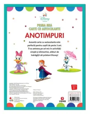 Disney bebe. Prima mea carte cu autocolante. Anotimpuri
