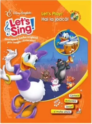 Disney English. Let's sing! Hai la joacă!/Let's play! (carte + CD) – Carte pentru copii