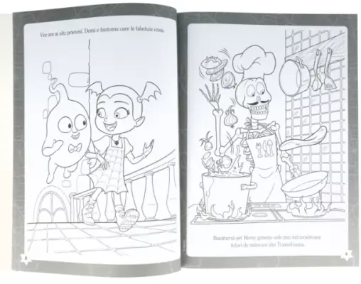 Disney Junior. Vampirina. Colorăm cu Vampirina (conține 4 creioane cerate) – Carte pentru copii