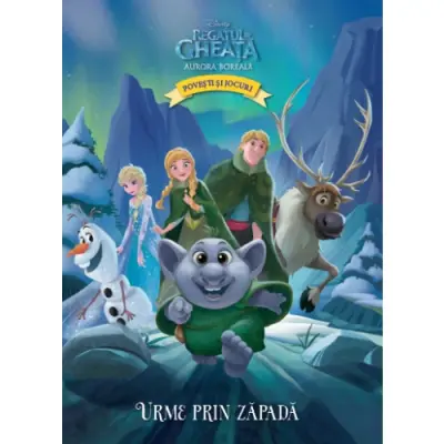 Disney. Regatul De Gheata. Aurora Boreala. Urme Pe Zapada