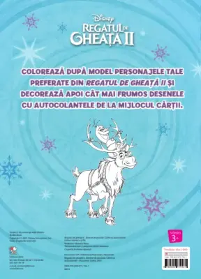 Disney. Regatul de gheata II. Desene de poveste. Carte cu autocolante