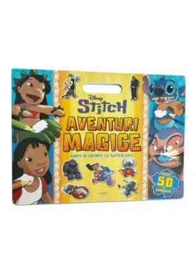 Disney. Stitch. Aventuri magice. Carte de colorat cu autocolante
