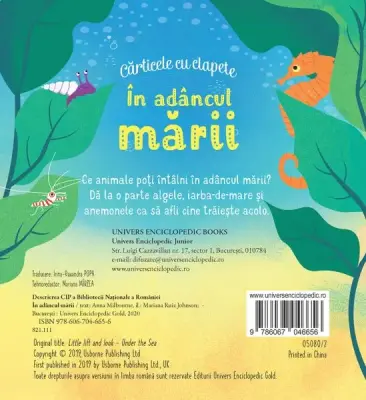 In adancul marii - clapete (Usborne) — Usborne Books