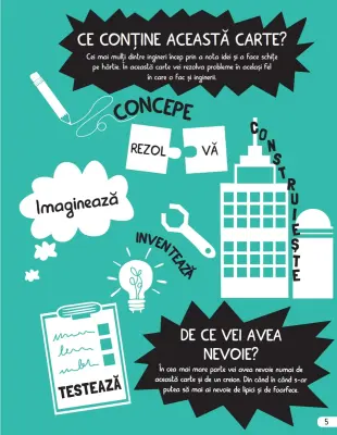 INGINERIA pentru cei mici. Primele proiecte. Educație STEM — Alice James
